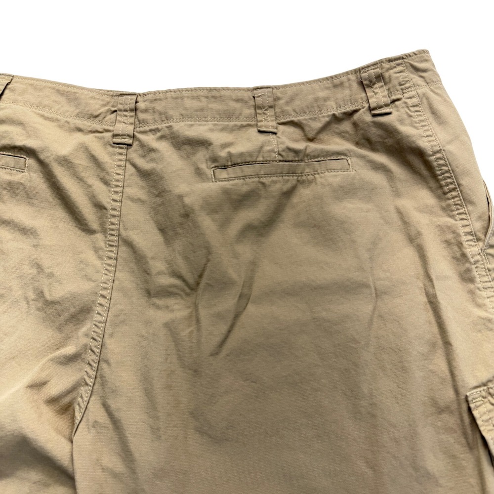Wrangler Cargo Shorts Mens 42 Tan Khaki Ripstop‎ Outdoor Multi-Pocket Casual - Picture 4 of 16